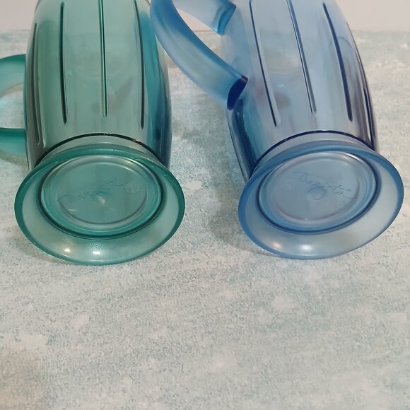 Two Starbucks Barista Rocket Tumblers-2001 Blue & Aqua - Picture 5 of 6